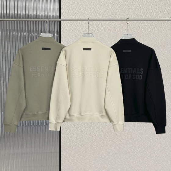 Fear of God Essentials Debossed Logo Varsity Jacket